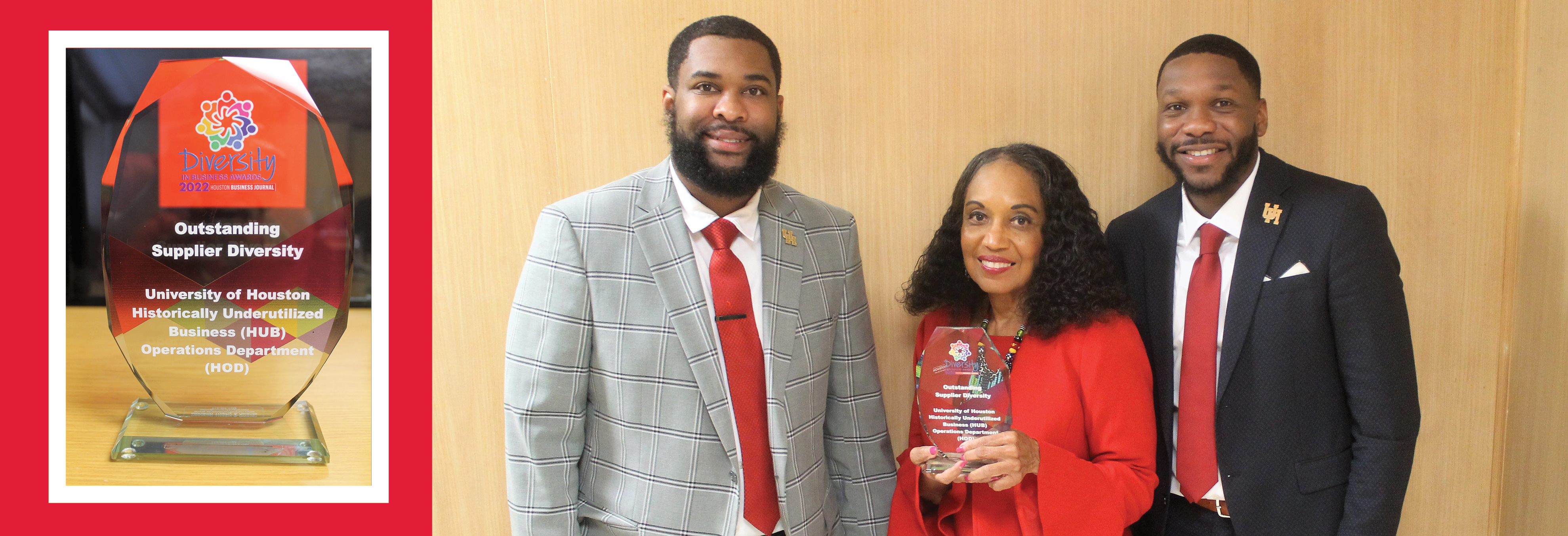 Historically Underutilized Business Department wins Houston Business Journal Award 